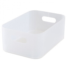 无印良品（MUJI） 聚丙烯化妆盒 1/2半透明约450...