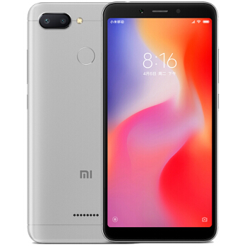 小米 红米6 3GB+32GB 铂银灰老人手机